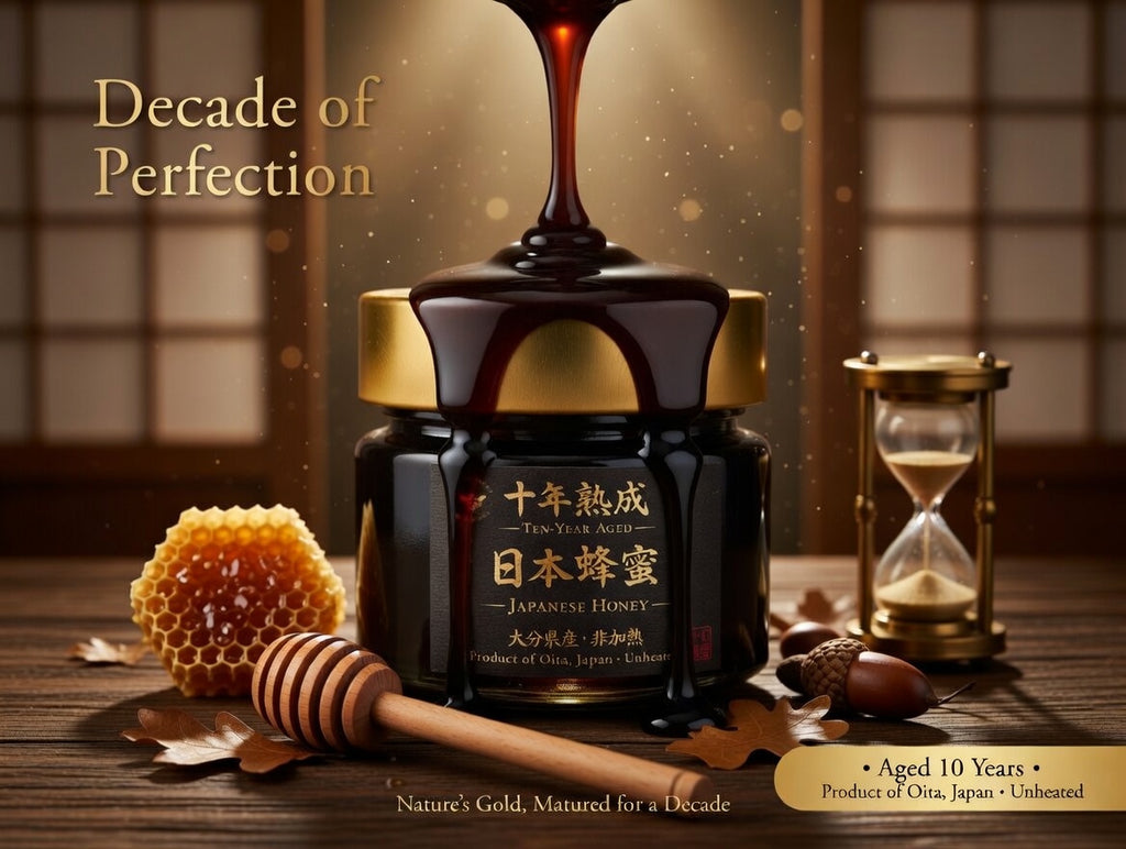 Discover the Elixir of Eternity: 10-Year Aged Comb Japanese Honey